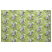 Niedlich Wet Wee Bushtit auf dem Laurel Stoff (Yard (91,4 cm))