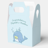 Niedlich Whale Baby Shower Kawaii Geschenkschachtel (Geöffnet)