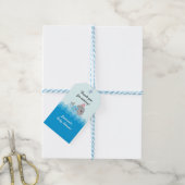 Niedlich Whale Boy Baby Dusche Geschenkanhänger (Mit Garn)