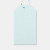 Niedlich Whale Boy Baby Dusche Geschenkanhänger (Rückseite)