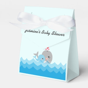 Niedlich Whale Boy Baby Dusche Geschenkschachtel