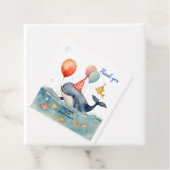 Niedlich Whale Boys zum Geburtstag Danke Geschenkanhänger (Beispiel)