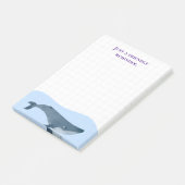 Niedlich Whale Einfache Erinnerung Post-it Klebezettel (angewinkelt)