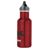 Niedlich Whale Einzigartiger Junge Personalisierte Edelstahlflasche (Rechts)