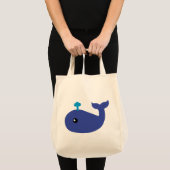 Niedlich Whale Jumbo Tote Bag Tragetasche (Vorderseite (Produkt))