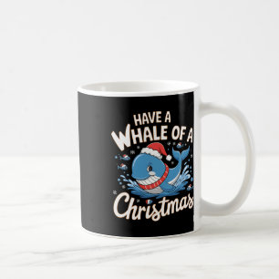 Niedlich Whale Santa Christmas Ocean Tier Lover Ho Kaffeetasse