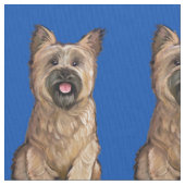 Niedlich Wheaten Cairn Terrier Fabric Stoff (Nahaufnahme)