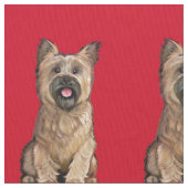 Niedlich Wheaten Cairn Terrier Fabric Stoff (Nahaufnahme)