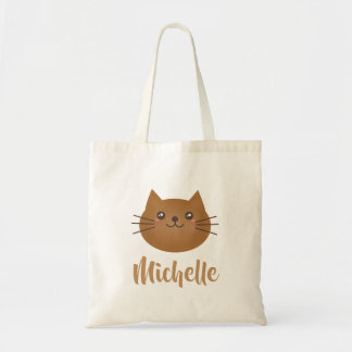 Niedlich Whimsical Kawaii Kitty Cat Lover Individu Tragetasche