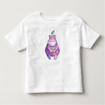 Niedlich Whimsical Lila Hippo
