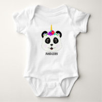 Niedlich Whimsical Panda Unicorn Pandicorn