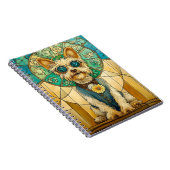 Niedlich Whimsical Steampunk Yorkie Dog Y7 Novelty Notizblock (Rechte Seite)