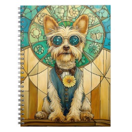 Niedlich Whimsical Steampunk Yorkie Dog Y7 Novelty Notizblock