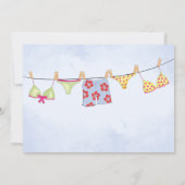 Niedlich Whimsischer Fun Pool Party Summer Beach B Einladung (Rückseite)