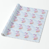 *~* Niedlich Whimsischer Sweet Dragons Dinosaurier Geschenkpapier (Ungerollt)