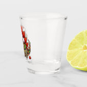Niedlich-Whimsisches Weihnachtsfest Schnapsglas (Rechts)
