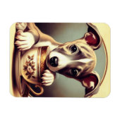 Niedlich Whippet Puppy Magnet (Horizontal)