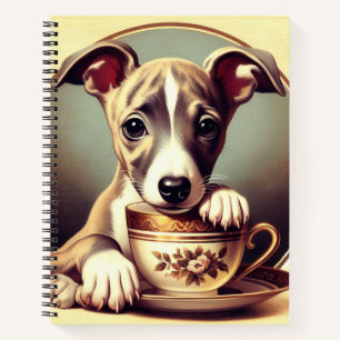 Niedlich Whippet Puppy Notizblock