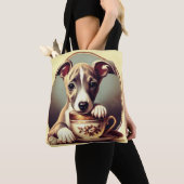 Niedlich Whippet Puppy Tasche (Von Nahem)