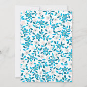 Niedlich-White-Blue-Abschlussfeier Einladung (Rückseite)