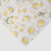 Niedlich White Daisy Blumendecoupage Seidenpapier (Ausschnitt)