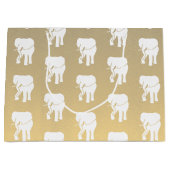 Niedlich White Elephant Geschenk Austausch Weihnac Große Geschenktüte (Vorderseite)