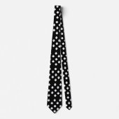 Niedlich White Ghost Neck Tie Krawatte (Vorderseite)