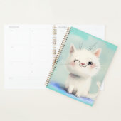 Niedlich White Kitten Planer (Anzeige)