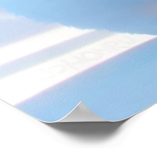 Niedlich White Kitten Poster (Ecke)