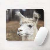 Niedlich-White Llama Mouse Pad Mousepad (Mit Mouse)