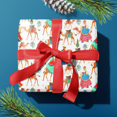 Niedlich White Three Wise Men Weihnachten Geschenkpapier
