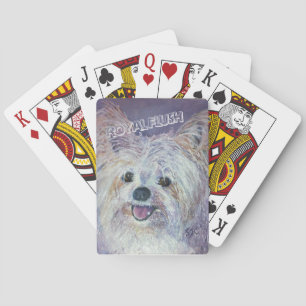 NIEDLICH WHITE YORKIE MIX SPIELKARTEN