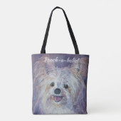 NIEDLICH WHITE YORKIE MIX TASCHE (Rückseite)