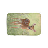 Niedlich Whitetail Fawn Badematte (Vorderseite)