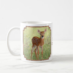 Niedlich Whitetail Fawn Kaffeetasse