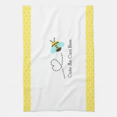 Niedlich, wie Biene kann, Bienenwaben-Muster Handtuch (Vertikal)