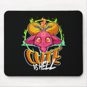 Niedlich wie Hell Halloween Kawaii Phomet Funny Sa Mousepad