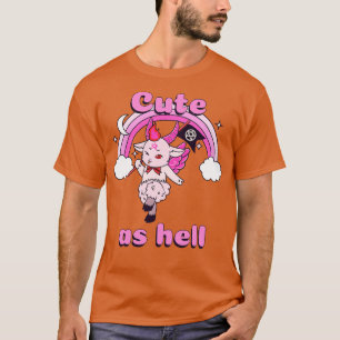 Niedlich wie Hell Kawaii Baphomet Pastel Goth Emo  T-Shirt