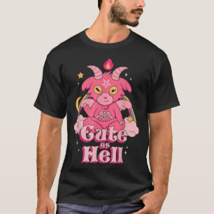 Niedlich wie Hell Kawaii Baphomet Satan Goth Lucif T-Shirt