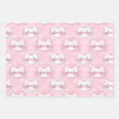 Niedlich wie japanische Kitekatzen Geschenkpapier Set (Vorderseite 3)