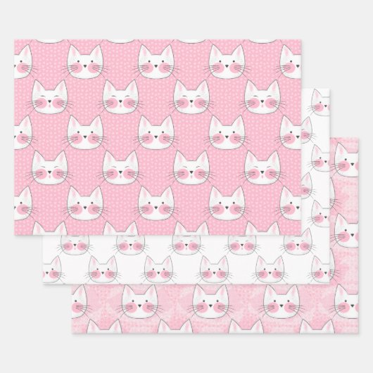 Niedlich wie japanische Kitekatzen Geschenkpapier Set (Set)