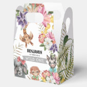 Niedlich Wild One Jungle Boy Birthday Favor Box Geschenkschachtel (Geöffnet)