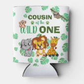 Niedlich Wild One Jungle Safari Tierpark Cousin Dosenkühler (Vorderseite)