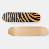 Niedlich Wildlife Bengalisch Tiger Animal Print Mu Skateboard (Horizontal)