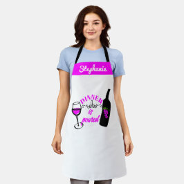 Niedlich Wine Spaß & Degustation Personalisierter  Schürze