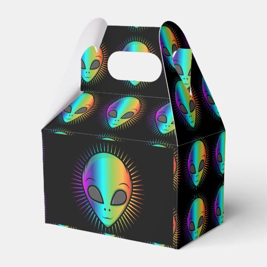 Niedlich Winking Alien Head Thunder_Cove Geschenkschachtel (Rückseite)