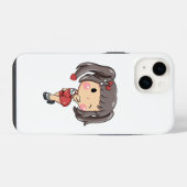 Niedlich Winking Chibi Girl iPhone Hülle (Rückseite (Horizontal))