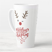 Niedlich Winking Rudolf Rudolf Weihnachtskaffee Milchtasse (Linke Ecke)