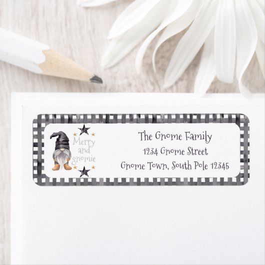 Niedlich Winter Gnome Weihnachtsbüffel Karo (Insitu)