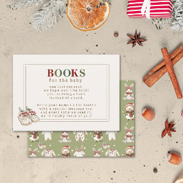 Niedlich Winter Holiday Babydusche Buchungsanfrage Begleitkarte